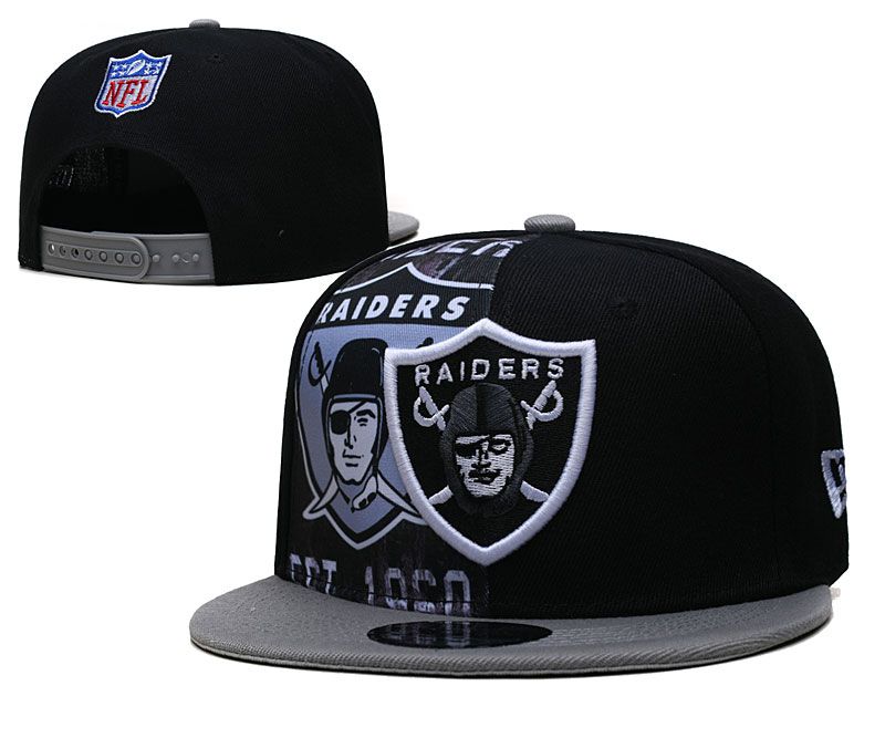 2022 NFL Oakland Raiders Hat TX 07061->->Sports Caps